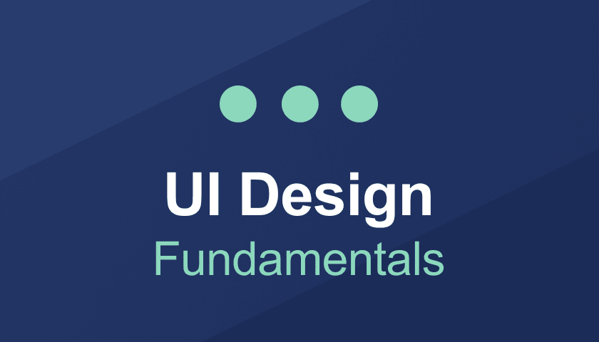 Course cover for the UI Design Fundamentals course