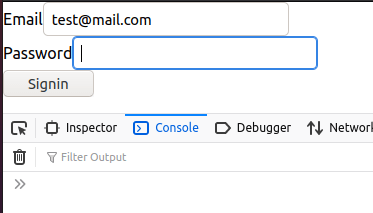 Form error