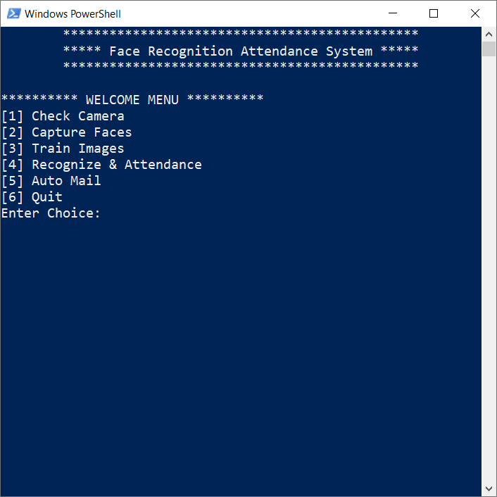 Command Line Interface