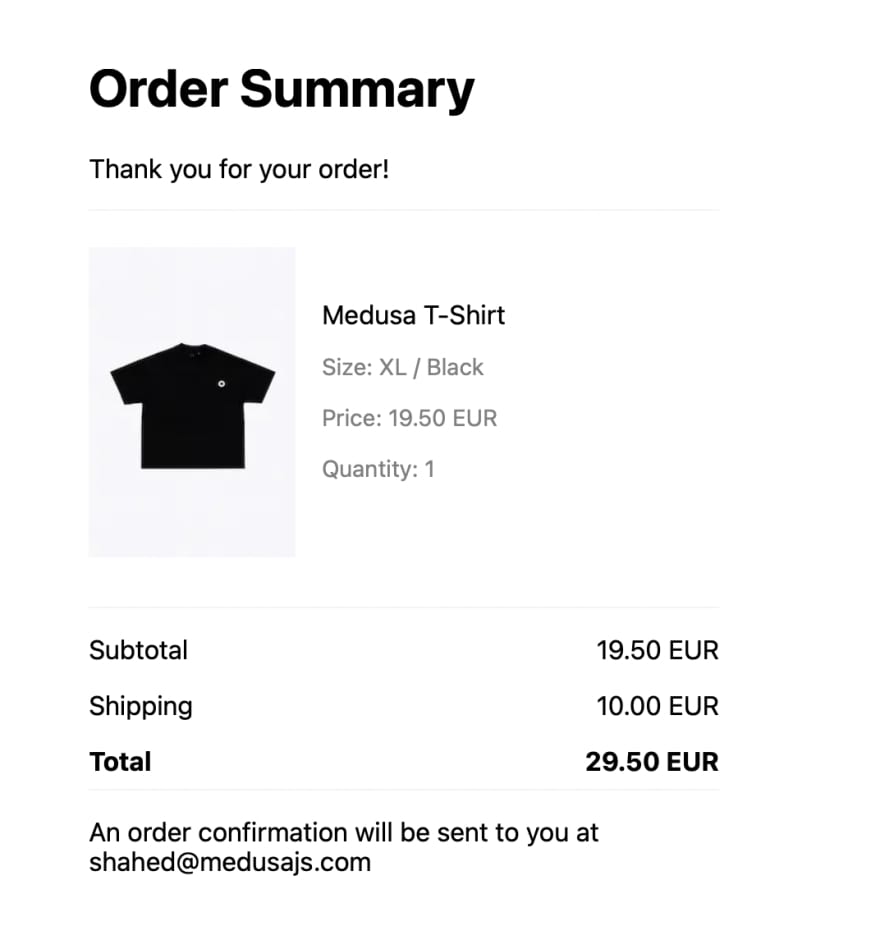 Create an Order