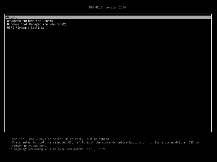 Boot-Ubuntu-20.04-UEFI-System