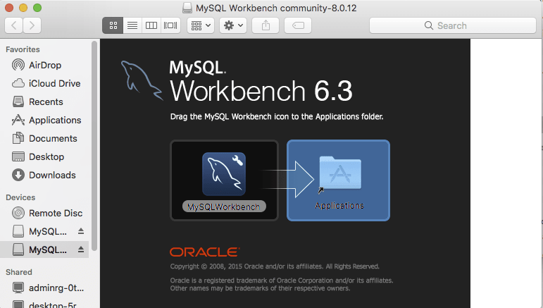 mysql workbench mac os x tutorial