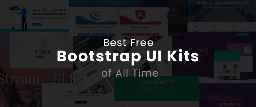 Cover image for Best Free Bootstrap UI Kits of All Time