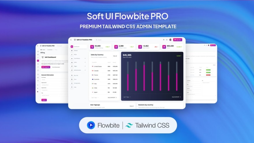 soft ui flowbite pro