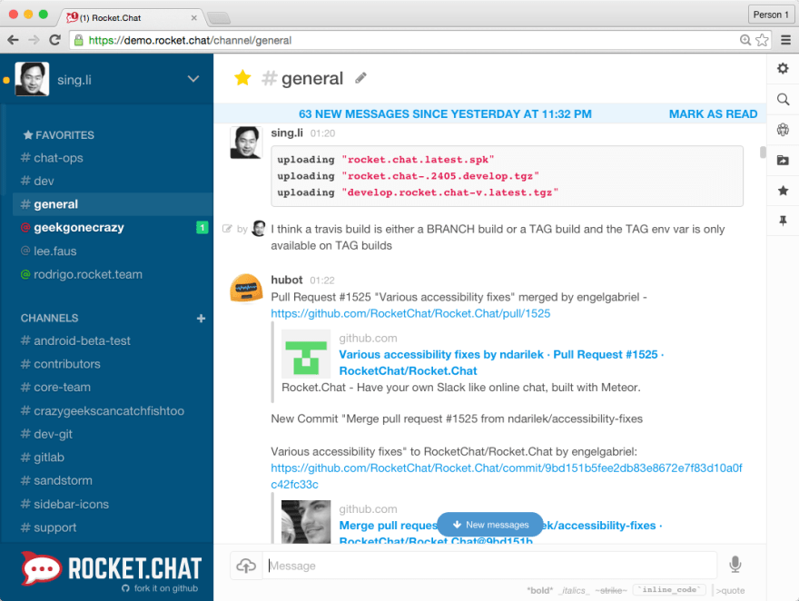rocket chat