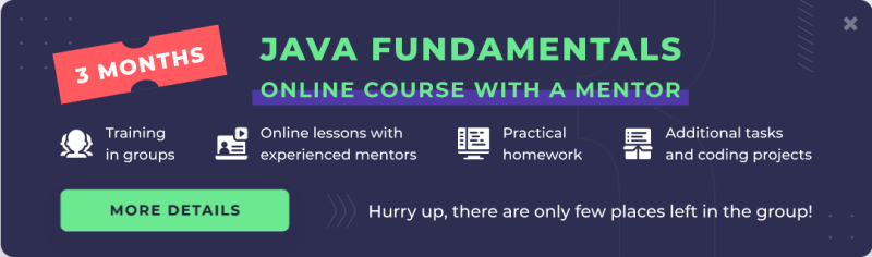 learn Java online with personal mentors