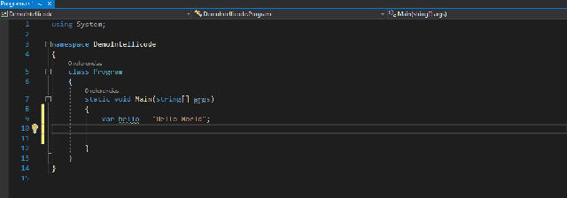 Visual Studio IntelliCode