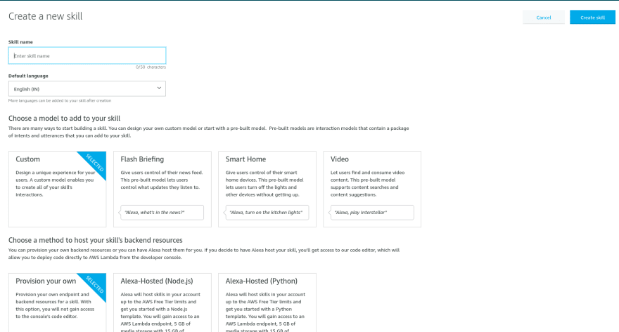 How To Build Alexa skill on Alexa Developer Console DEV Community