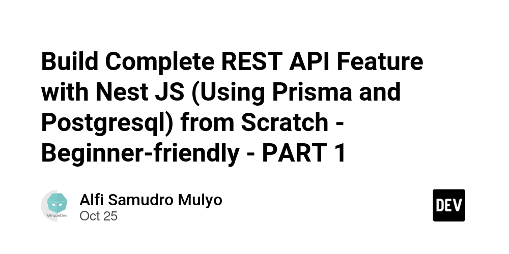 Learn how to add Input Validation to a REST API with NestJS and Prisma