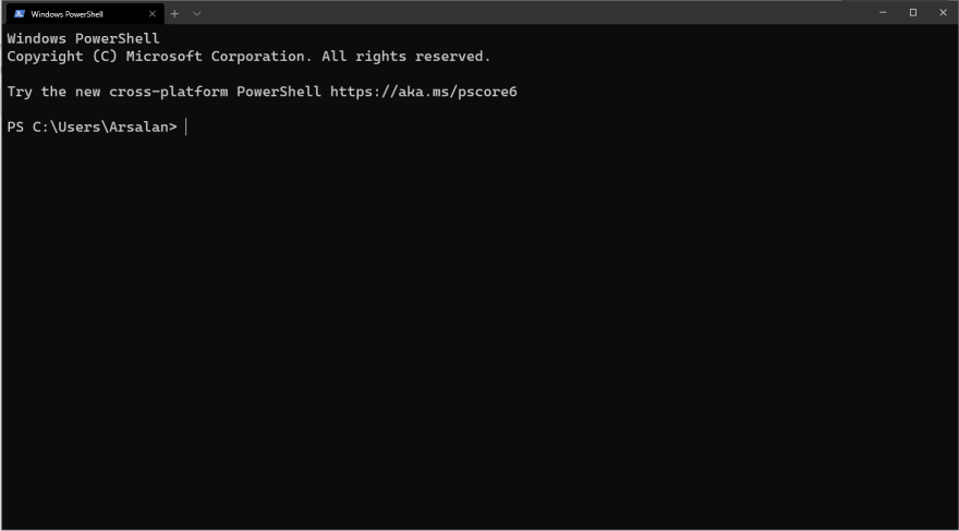 new microsoft windows terminal install git