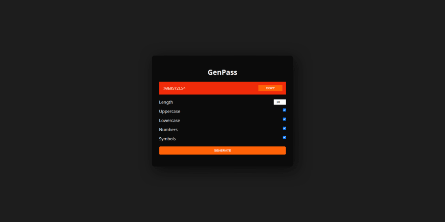 password generator by cules Coding