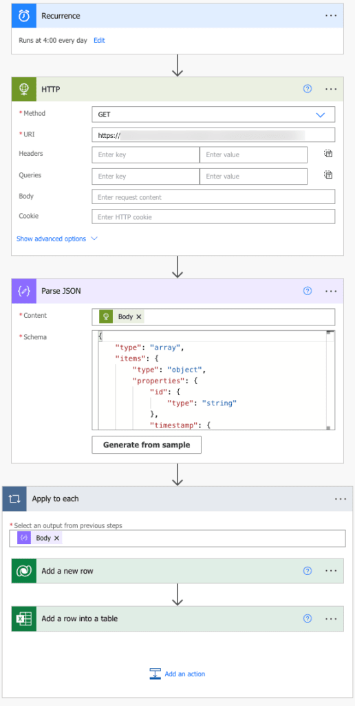 Power Automate flow