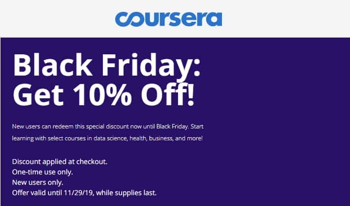 coursera black friday deal