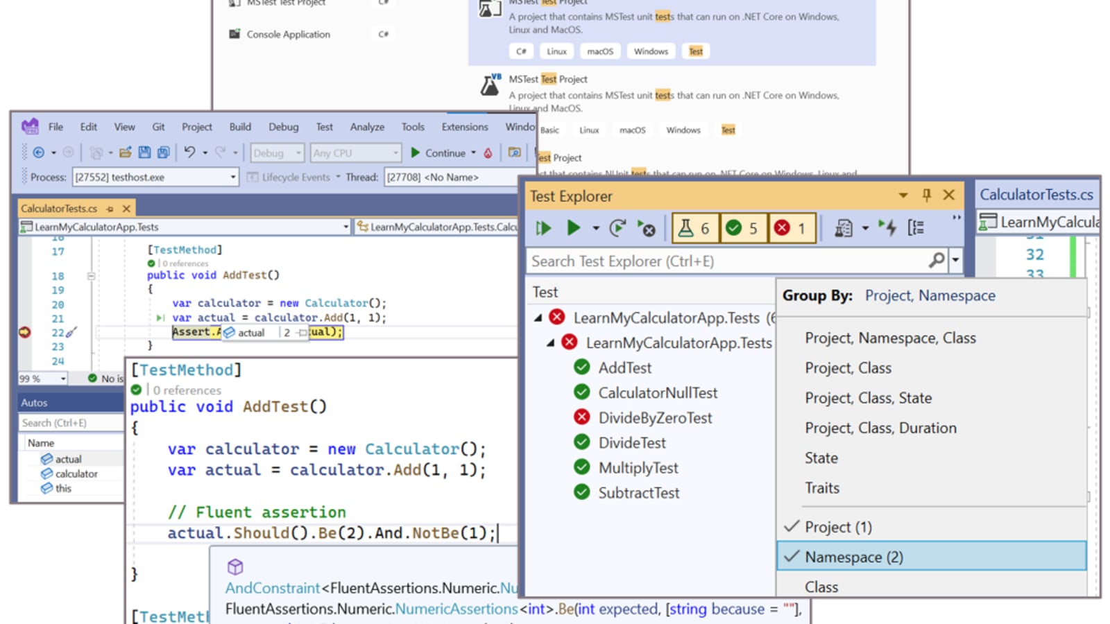 .net standard 2.0 templates in visual studio for mac