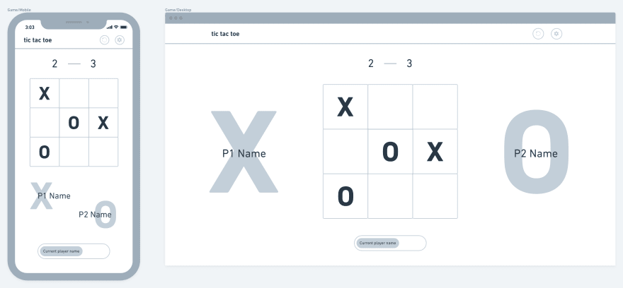 Game screen