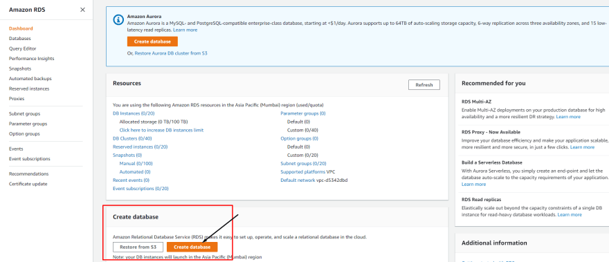 upload microsoft access database to aws postgresql