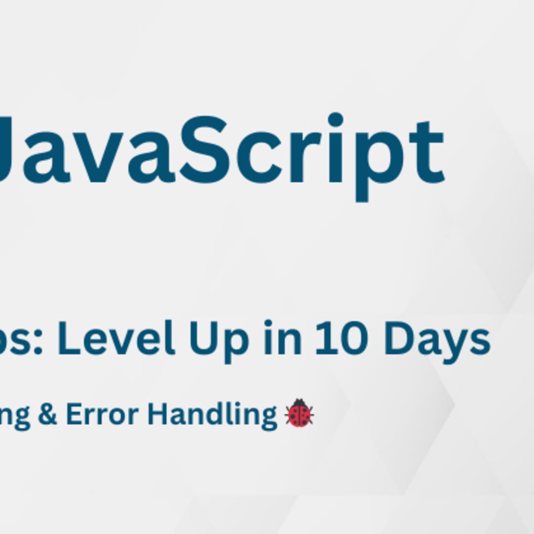 Java script errors & exceptions handling