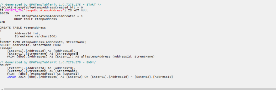 Final T-SQL