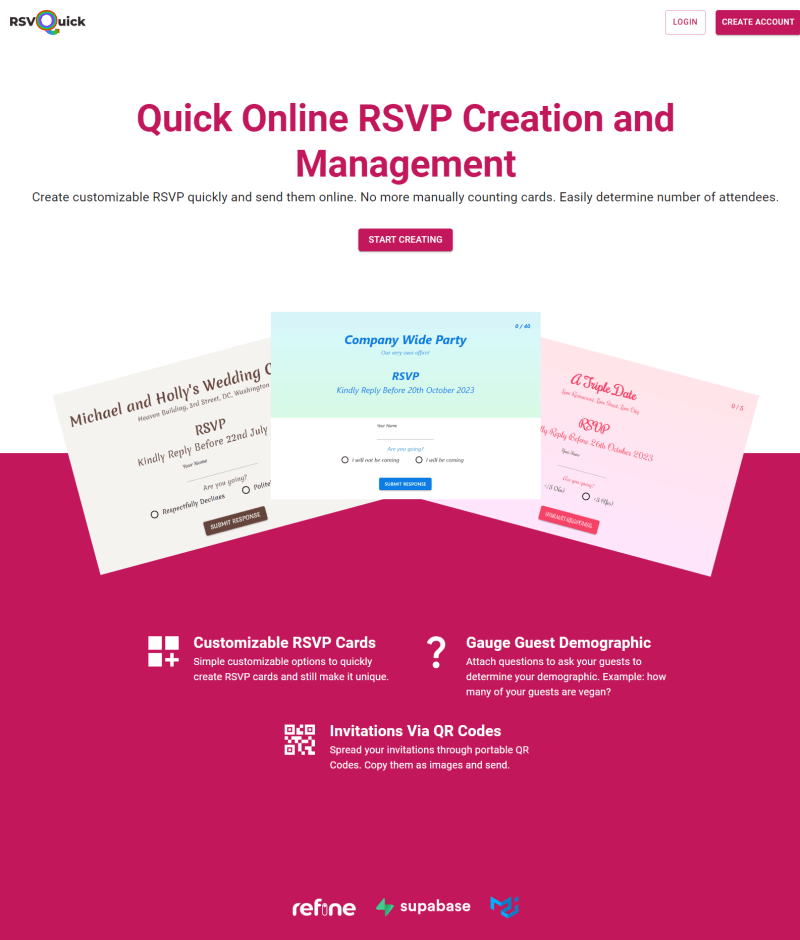 Quick invitations online discount