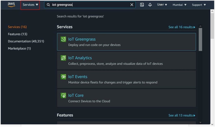 AWS Management Console_Search