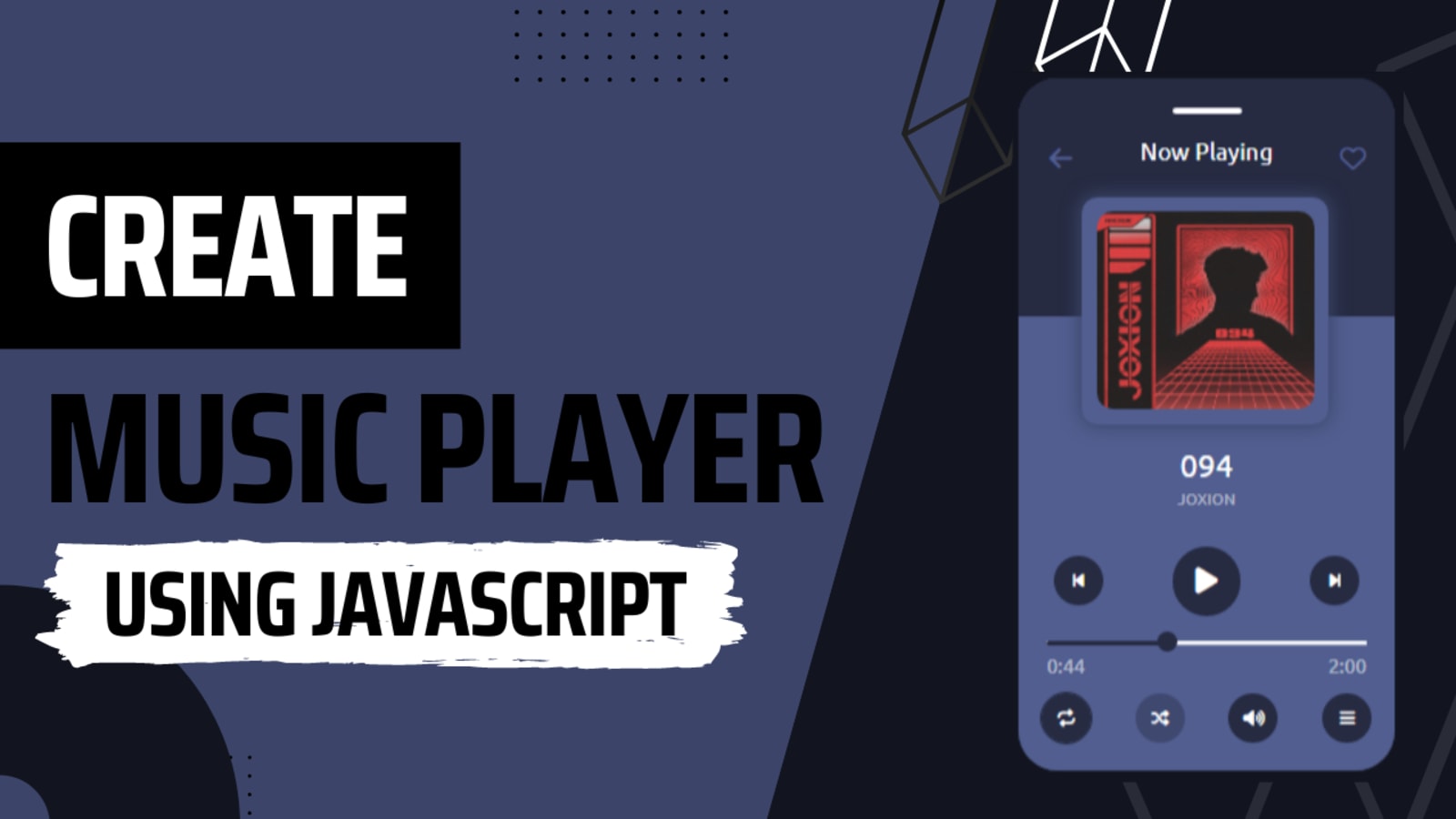 Build a Music Player with JavaScript - Live Coding Tutorial 