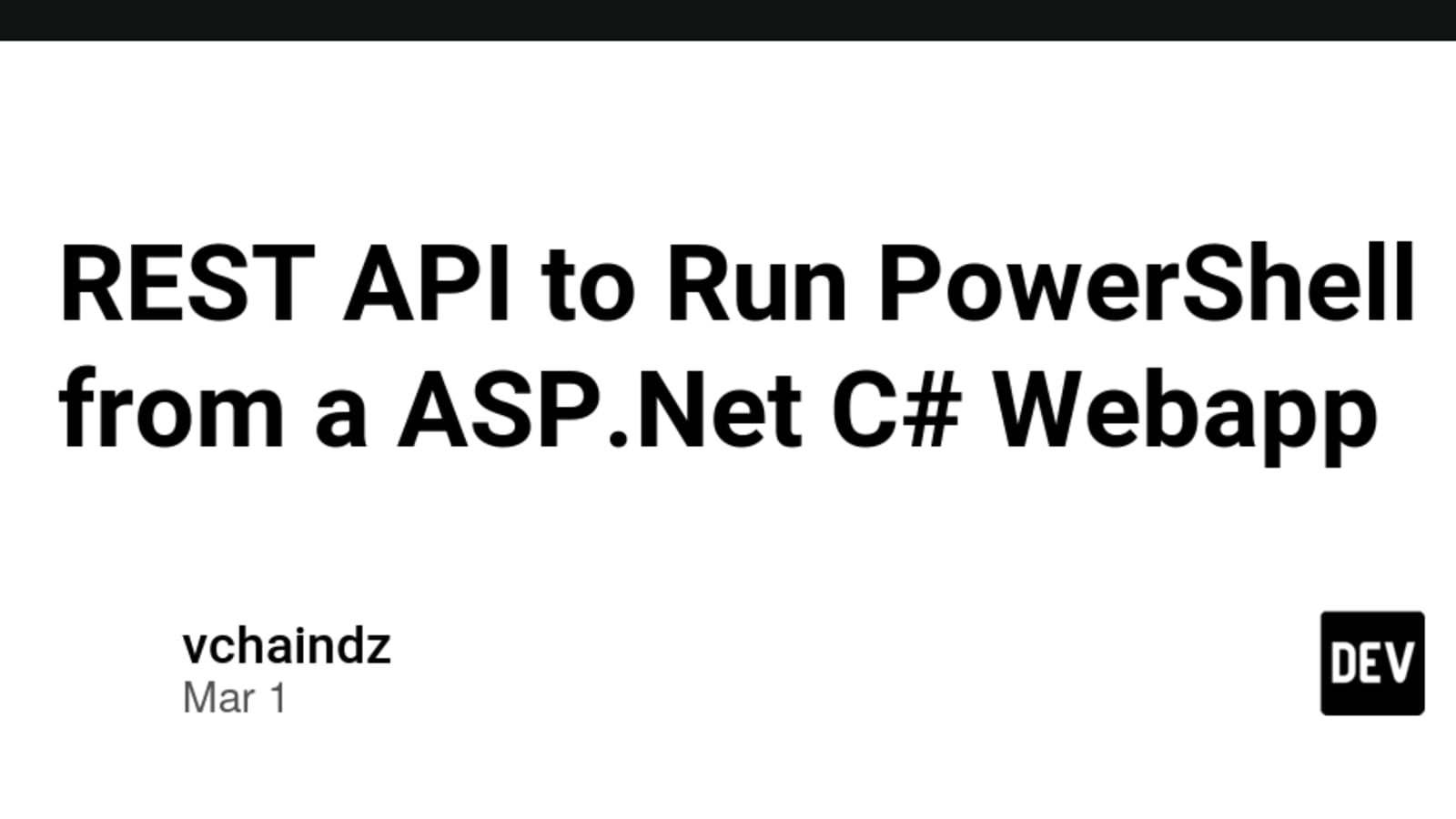 Simple HTTP api for Executing PowerShell Scripts - PowerShell Team