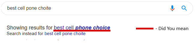 Did you mean