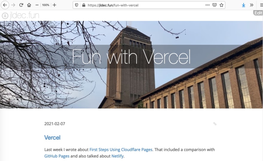 Fun With Vercel Dev Community Looking for alternatives to vercel? fun with vercel dev community