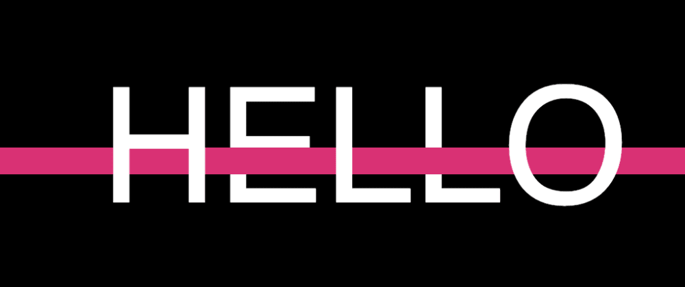 Text animation with CSS - strike through line - DEV Community Text animation with CSS - strike through line - DEV Community