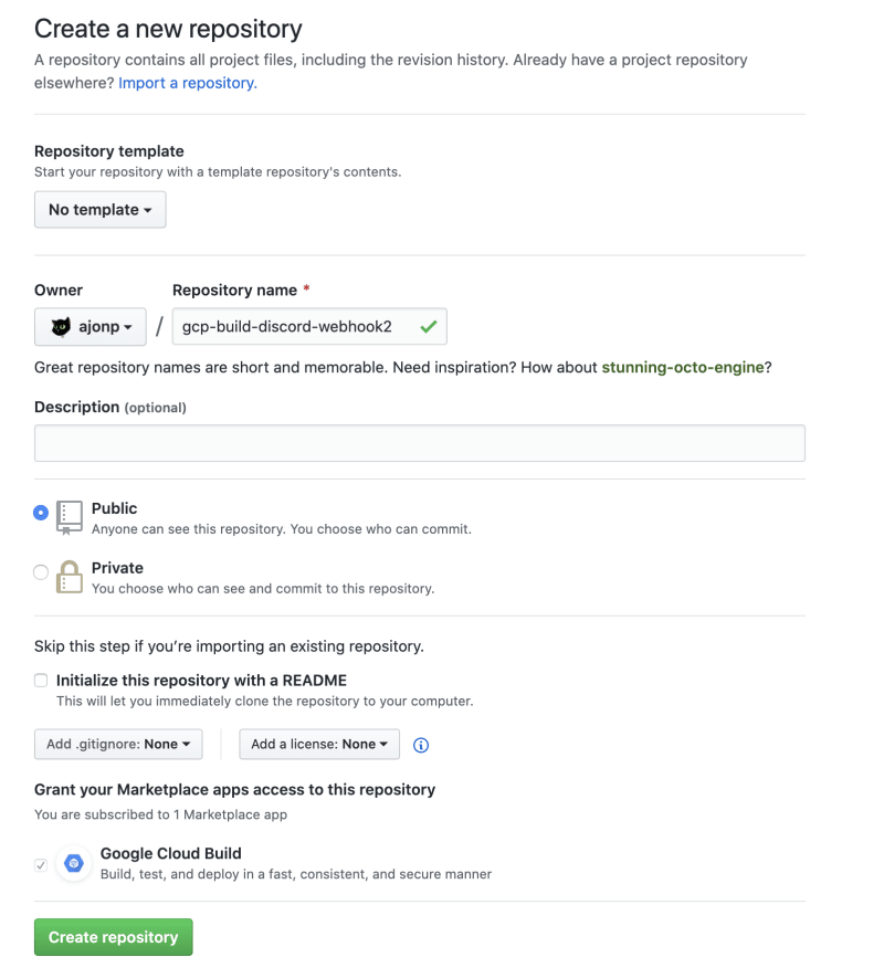 Github new Repo