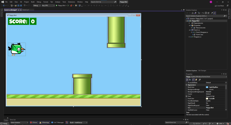 C++ Beginner Tutorial - Flappy Bird