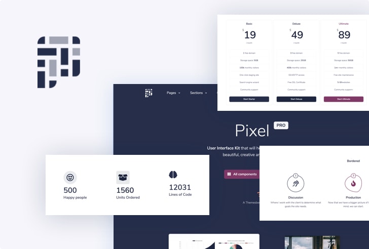 Pixel Pro Bootstrap 5 UI Kit