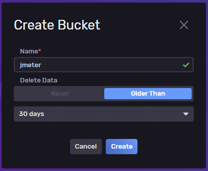 Create a Bucket