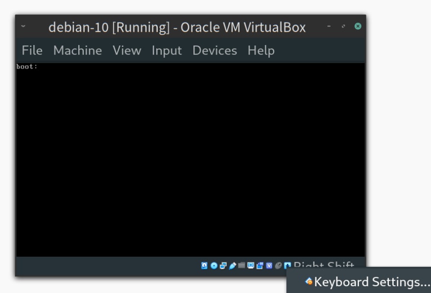 virtualbox host key