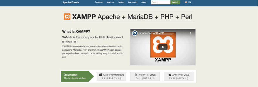 xampp for mac tutorial 2018