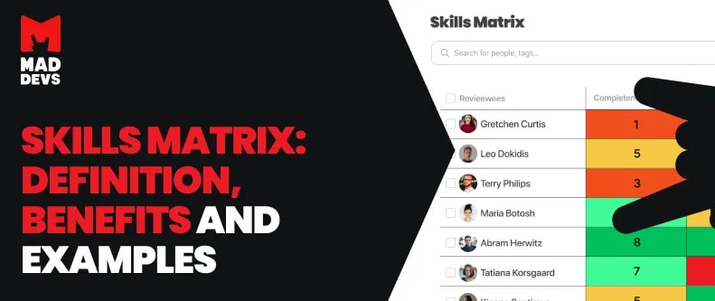 Skills matrix: definition, benefits, and examples