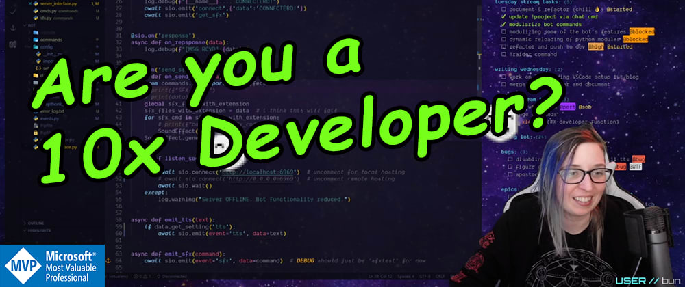 Cover image for Are you a 10x Developer? [Live Coding Recap]