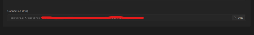 Screenshot Connection String