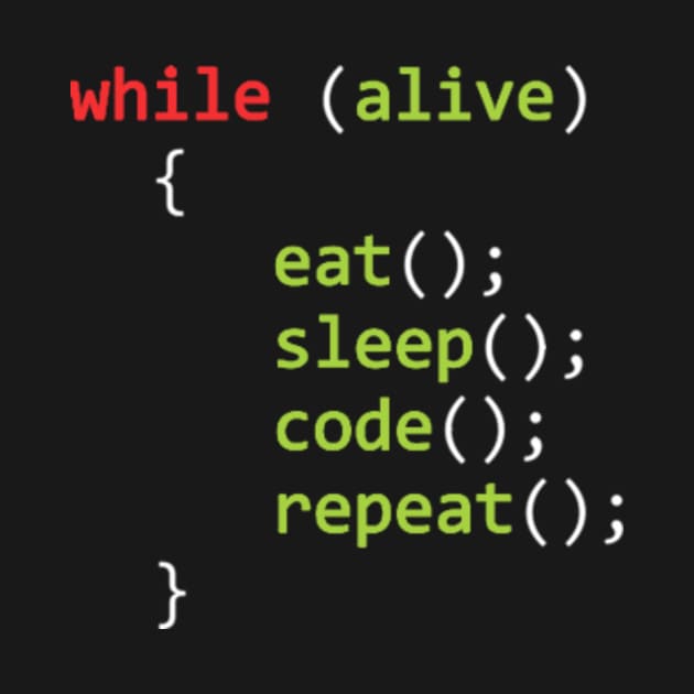 EAT SLEEP CODE REPEAT