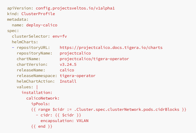 Expressing add-ons as templates