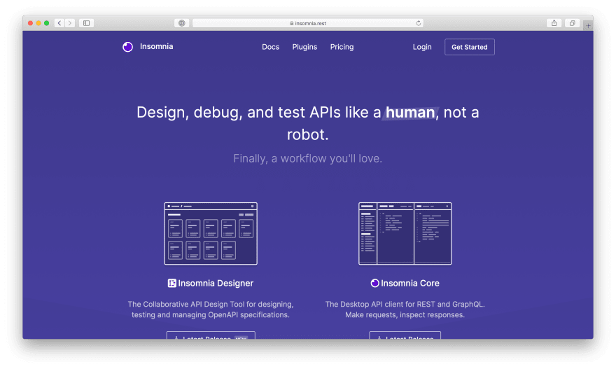 insomnia api debugger