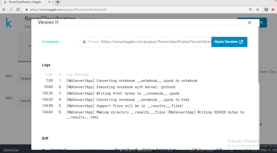 completed commit