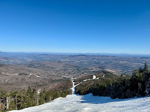 Sugarbush: where you have to stay on the runs for the snow