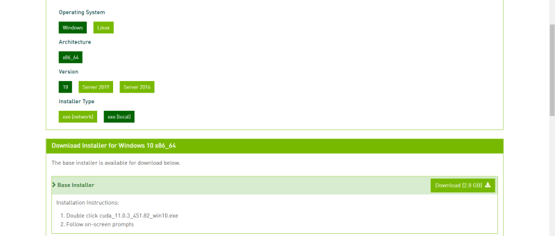 Installing cudnn windows 2025