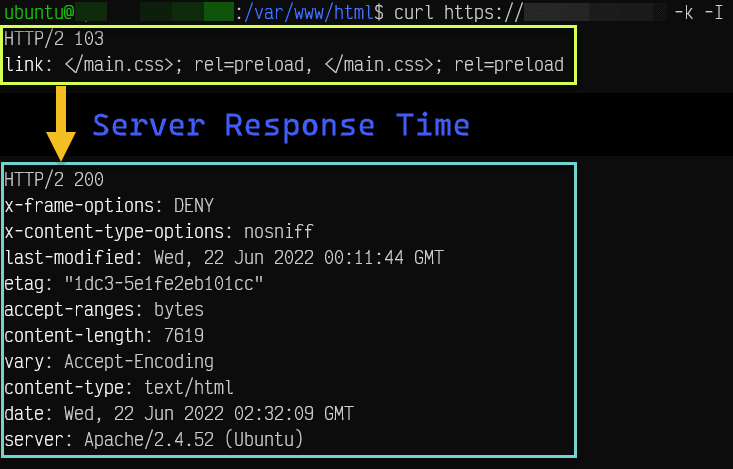 Server Response Time