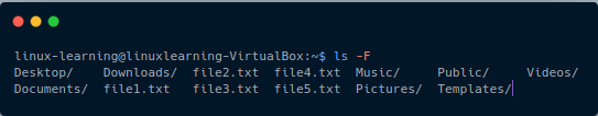 ls command classify