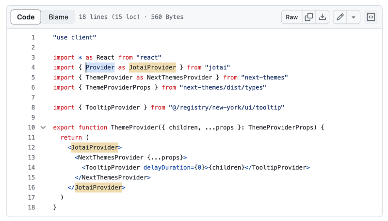 “Mail” example in shadcn-ui/ui manages state using Jotai.