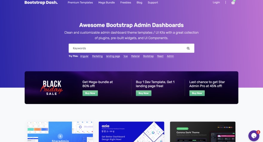 Bootstrap Dash