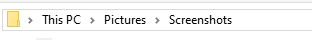 A screenshot of a Windows folder navigation bar