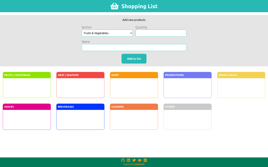 Shopping List